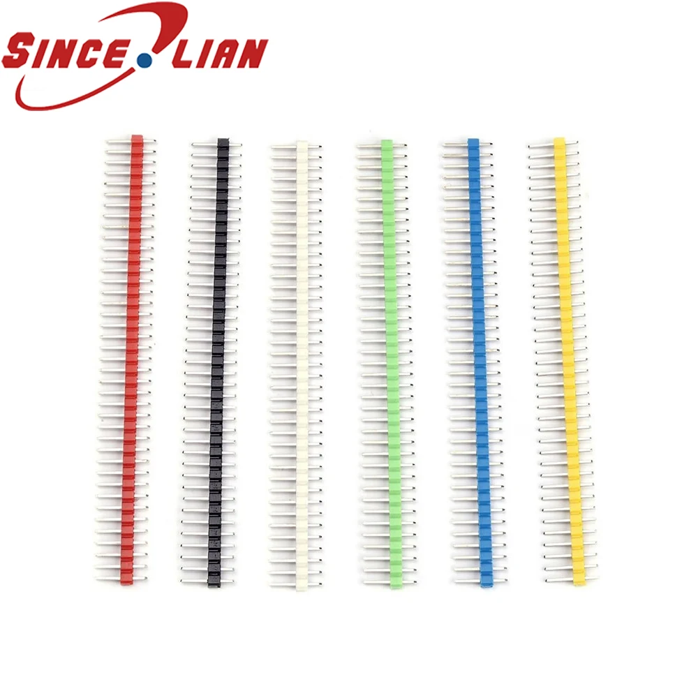 20pcs/lot Single Row 2.54mm Red Male Pin Header Strip 40Pins 2.54mm Color Double Row Straight Male Pin Header Strip For PCB
20pcs/lot Single Row 2.54mm Red Male Pin Header Strip 40Pins 2.54mm Color Double Row Straight Male Pin Header Strip For PCB