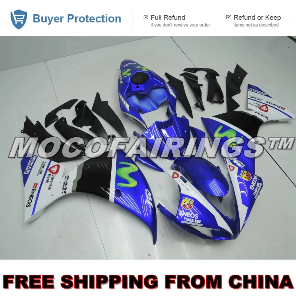 Бесплатная доставка Обтекатели для Yamaha YZF R1 2009 2010 2011 мотоцикла ABS комплект