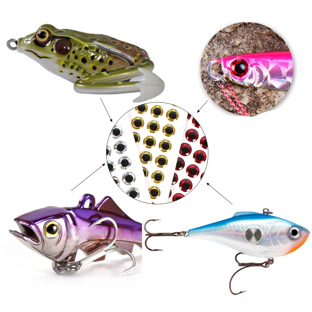 100pcs 4mm/6mm 3D Fishing Lure Eyes DIY Making Fly Tying Lure Baits Artificial Simulation Fish Eyes
100pcs 4mm/6mm 3D Fishing Lure Eyes DIY Making Fly Tying Lure Baits Artificial Simulation Fish Eyes
