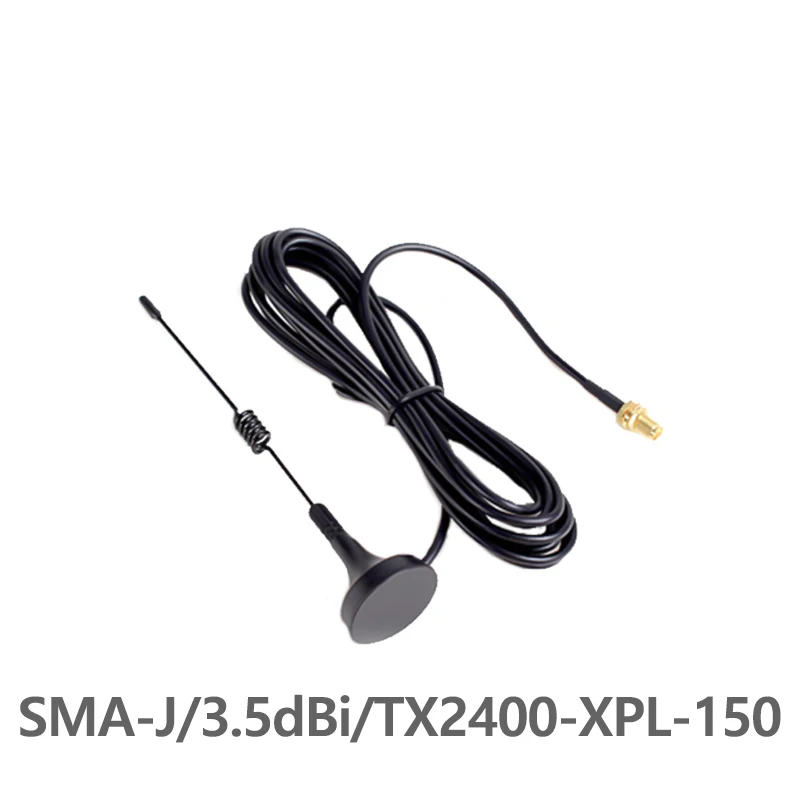 TX2400-XPL-150 2,4 GHz 3.5dBi Gain 50 Ohm Impedance интерфейс менее 1,5 SWR Высококачественная присоска-антенна
TX2400-XPL-150 2,4 GHz 3.5dBi Gain 50 Ohm Impedance интерфейс менее 1,5 SWR Высококачественная присоска-антенна