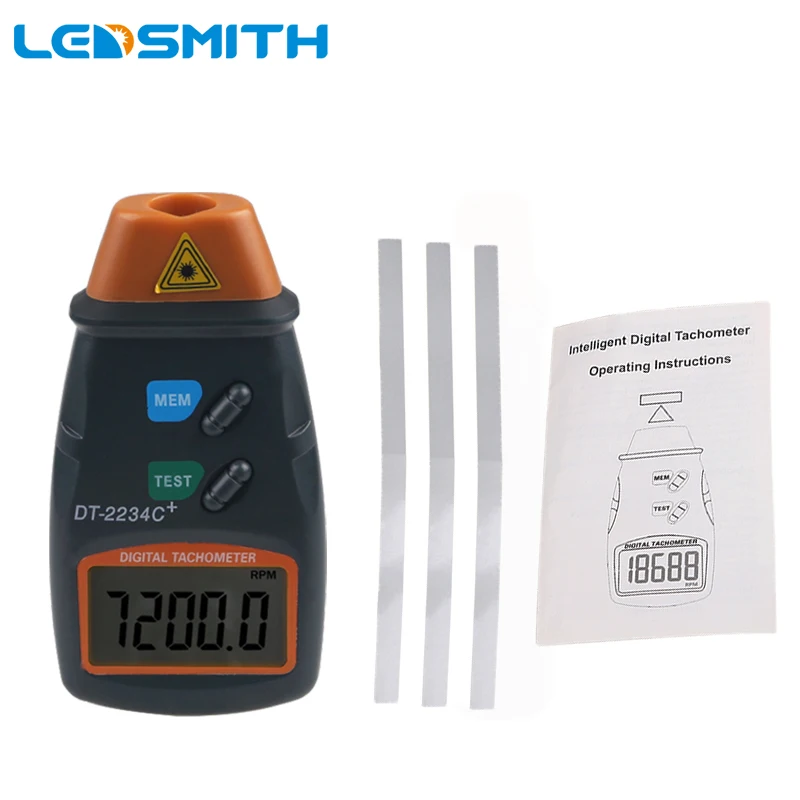DT-2234C Handheld Non-contact Laser Photo Tachometer Digital Laser Tachometer Motor Speed Meter Speedometer
DT-2234C Handheld Non-contact Laser Photo Tachometer Digital Laser Tachometer Motor Speed Meter Speedometer