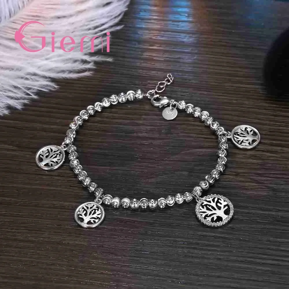 Authentic 925 Sterling Silver Tree Of Life Fashion Hollow Pendant Long Link Chain Bracelet & Bangle Women Wedding Jewelry
Authentic 925 Sterling Silver Tree Of Life Fashion Hollow Pendant Long Link Chain Bracelet & Bangle Women Wedding Jewelry