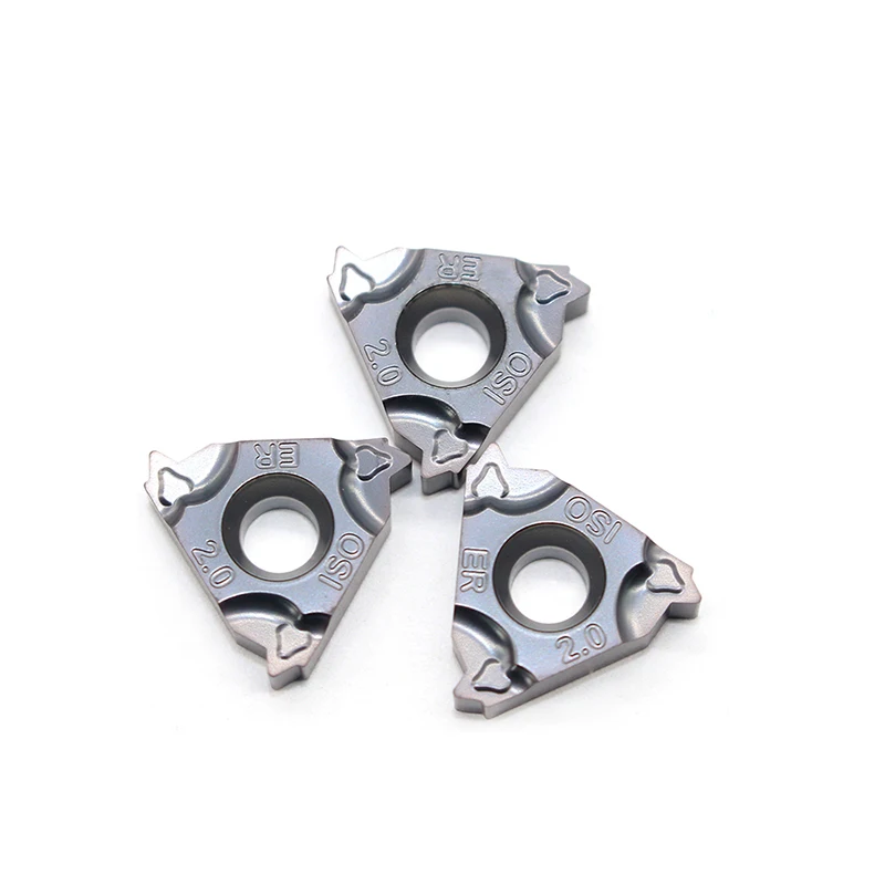 16ER 1.0 ISO 1.25 1.5 1.75 2.0 2.5 3.0 22ER 3.5 4.0 4.5 5.0 Original Thread turning tool Tungsten Carbide Insert Threading Lathe
16ER 1.0 ISO 1.25 1.5 1.75 2.0 2.5 3.0 22ER 3.5 4.0 4.5 5.0 Original Thread turning tool Tungsten Carbide Insert Threading Lathe