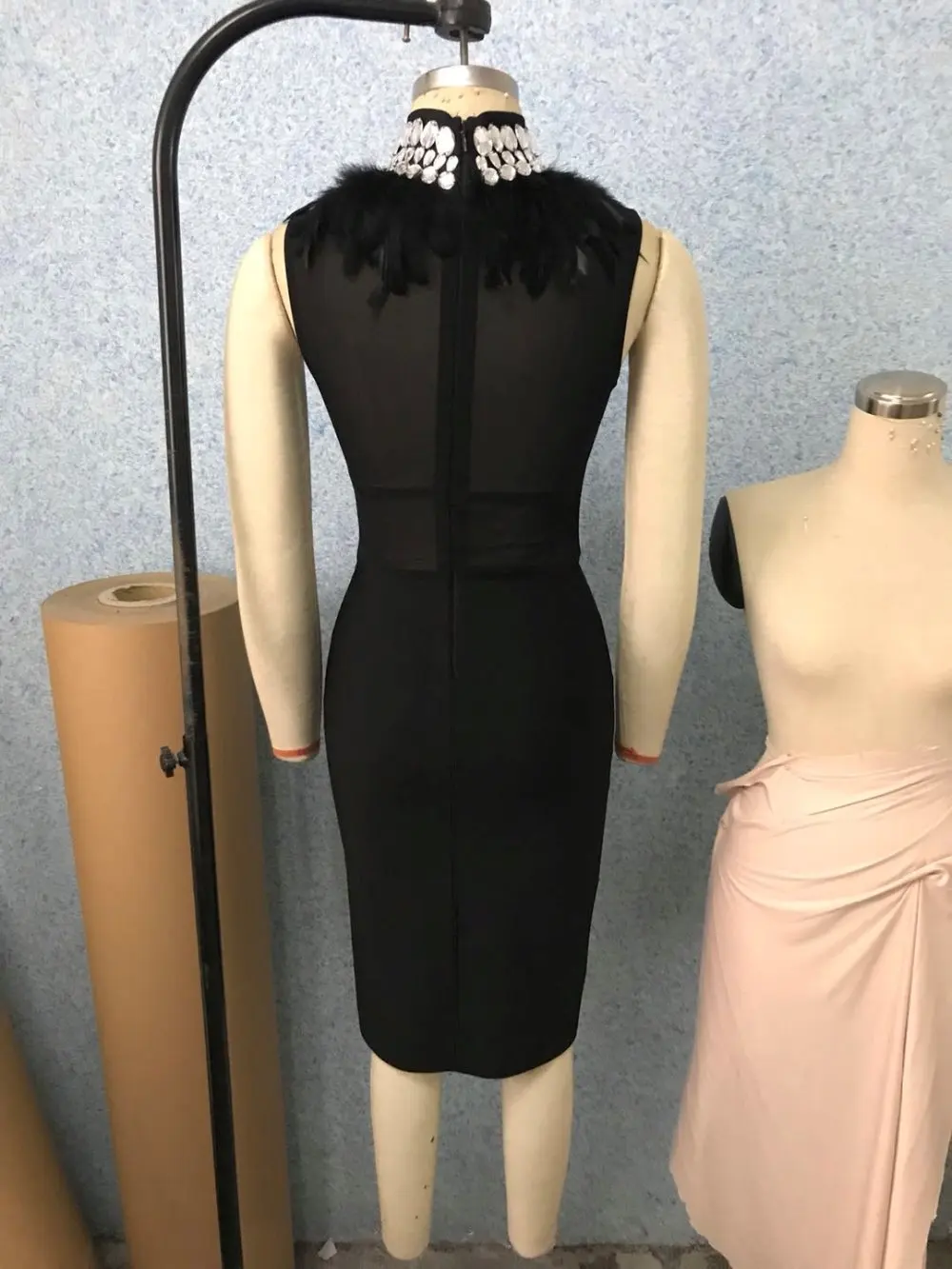 Bodycon Dress Fashion Celebrity Evening Party Turtleneck Beading Black Elegant Sexy Women Dresses
Bodycon Dress Fashion Celebrity Evening Party Turtleneck Beading Black Elegant Sexy Women Dresses