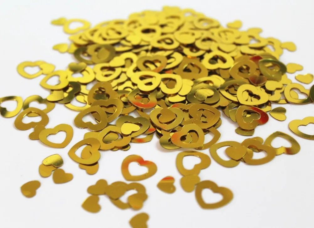 Gold Wedding engagement anniversary party decoration 50g Gold Die-Cut Hollow Heart foil Confetti Table Decor
Gold Wedding engagement anniversary party decoration 50g Gold Die-Cut Hollow Heart foil Confetti Table Decor