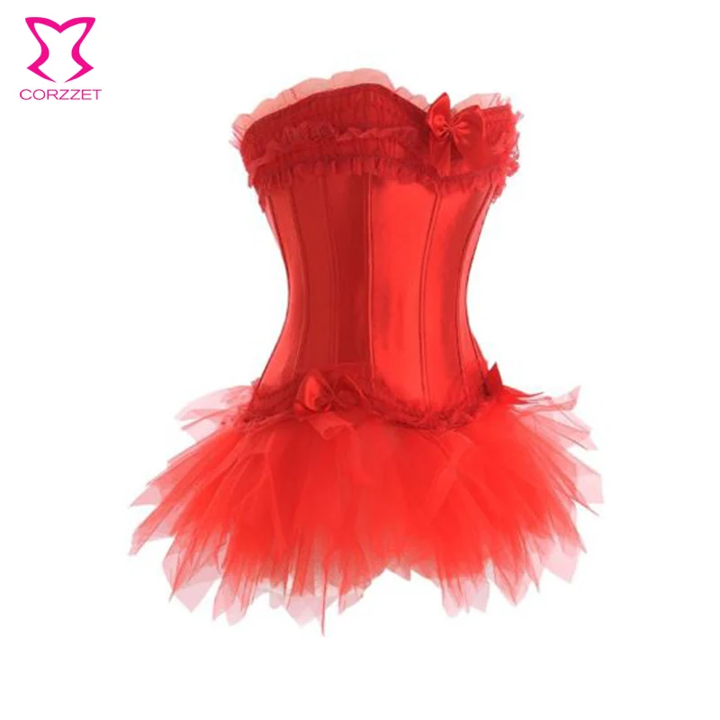 New women shapers body bustiers Gothic Clothing Sexy Overbust Waist trainer corsets + Mini TuTu Skirt Sexy corset Dress
New women shapers body bustiers Gothic Clothing Sexy Overbust Waist trainer corsets + Mini TuTu Skirt Sexy corset Dress