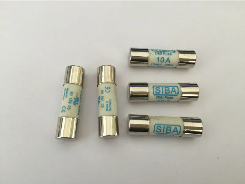 5 шт./лот 10 мм x 38 10Amp 10A 1Amp 1A 1000V SIBA керамический предохранитель 10x38 совершенно новый