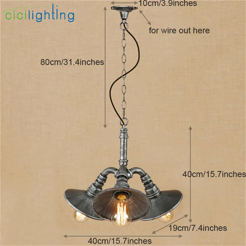 Industrial Wrought Iron Water Pipe Pendant Lamp Horm Loudspeaker Metal Lampshade Decor Chain Pendant Lighting Fixture
Industrial Wrought Iron Water Pipe Pendant Lamp Horm Loudspeaker Metal Lampshade Decor Chain Pendant Lighting Fixture