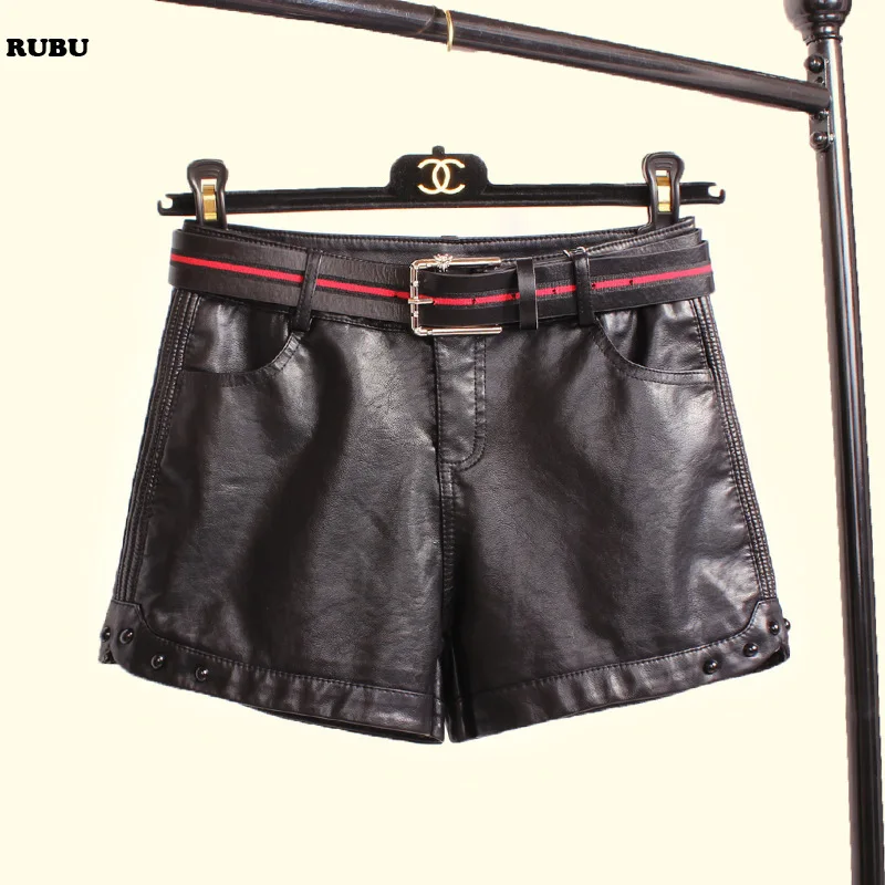 2017 New Fashion Red PU High Waist Shorts Vintage thin slim Slit High quality size S-XL Leather 4 pockets Shorts
2017 New Fashion Red PU High Waist Shorts Vintage thin slim Slit High quality size S-XL Leather 4 pockets Shorts
