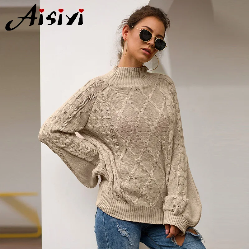 Aisiyi Long Sleeve Knitting Sweater Women 2019 Autumn Winter Casual Loose Knitting Sweaters for Women Elegant Pullovers Sweater
Aisiyi Long Sleeve Knitting Sweater Women 2019 Autumn Winter Casual Loose Knitting Sweaters for Women Elegant Pullovers Sweater