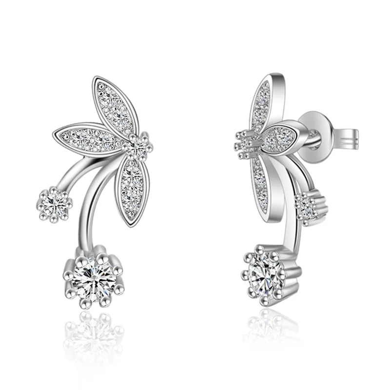 Hight Quality Jewelry 2017 New Fashion Design Lovely Butterfly Shiny Crystal 925 Sterling Silver Stud Earrings for Women Gift
Hight Quality Jewelry 2017 New Fashion Design Lovely Butterfly Shiny Crystal 925 Sterling Silver Stud Earrings for Women Gift