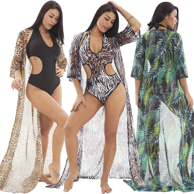 2021 Sexy Two Piece Leopard Swim Sets Women Bandage Black Bodysuit Bikini +Long Sun Protection Women Bathing Suits Swimming Suit
2021 Sexy Two Piece Leopard Swim Sets Women Bandage Black Bodysuit Bikini +Long Sun Protection Women Bathing Suits Swimming Suit