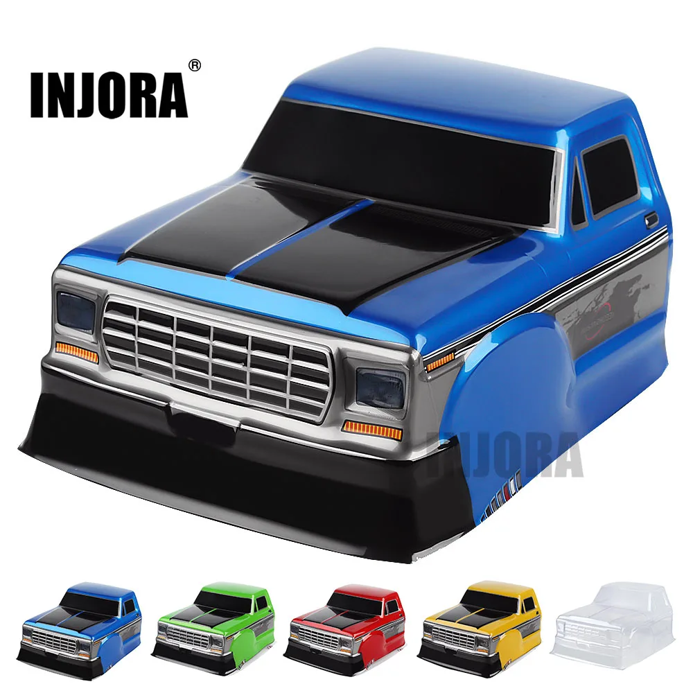 INJORA RC Car Half Pickup Head Body Shell F150 for 1/10 RC Crawler Car Axial SCX10 90046 TRX4 Gen8
INJORA RC Car Half Pickup Head Body Shell F150 for 1/10 RC Crawler Car Axial SCX10 90046 TRX4 Gen8