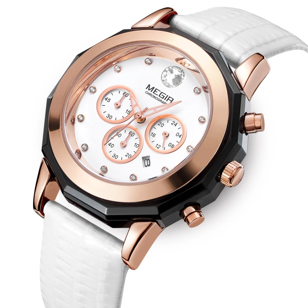 MEGIR Luxury Brand Ladies Watch Chronograph Fashion Leather Wrist Quartz Girl Watch for Women Lovers Dress Watches Clock
MEGIR Luxury Brand Ladies Watch Chronograph Fashion Leather Wrist Quartz Girl Watch for Women Lovers Dress Watches Clock