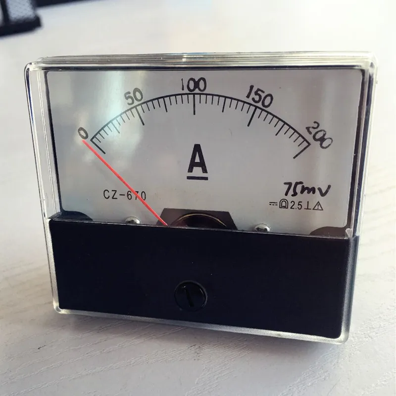 Фонарь амперметр постоянного тока 0 200 А с шунтом Бесплатная доставка|ammeter shunt|meter volumeammeter meter |