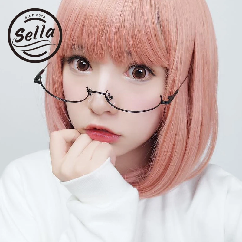Sella New Arrival Unique Harajuku Eyewear Rimless Oval Alloy Frame Glasses Metal Half Frame No Lens Small Narrow Eye Glasses
Sella New Arrival Unique Harajuku Eyewear Rimless Oval Alloy Frame Glasses Metal Half Frame No Lens Small Narrow Eye Glasses