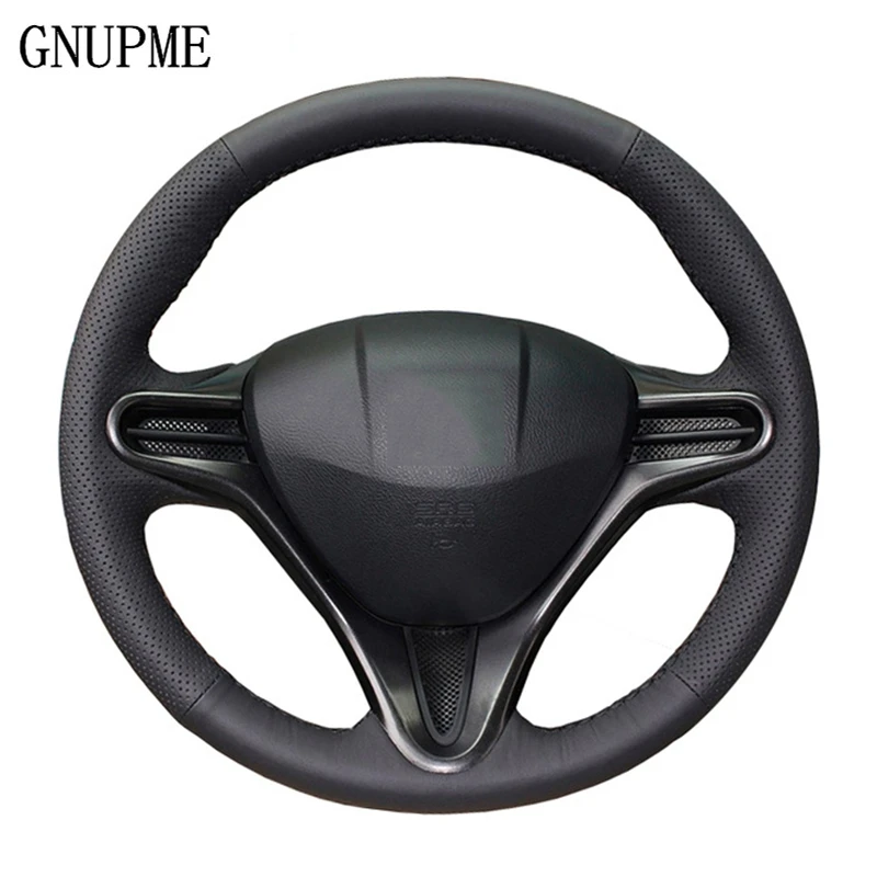 GNUPME DIY Artificial Leather Hand-Stitched Black Car Steering Wheel Cover for Honda Civic Old Civic 2006-2011
GNUPME DIY Artificial Leather Hand-Stitched Black Car Steering Wheel Cover for Honda Civic Old Civic 2006-2011