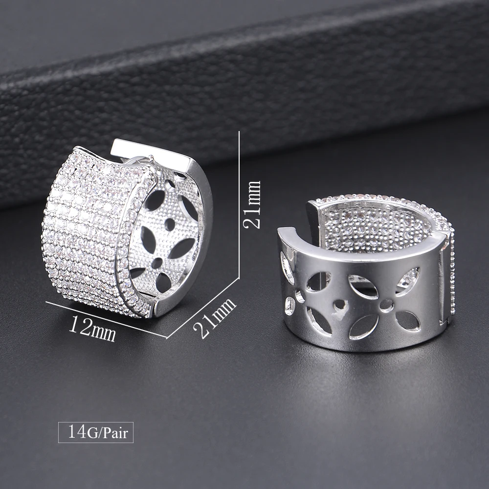 SISCATHY 2019 New Fashion Jewelry Luxury High Quality Cubic Zirconia Earrings Charms Small Hoop Earrings For Women
SISCATHY 2019 New Fashion Jewelry Luxury High Quality Cubic Zirconia Earrings Charms Small Hoop Earrings For Women