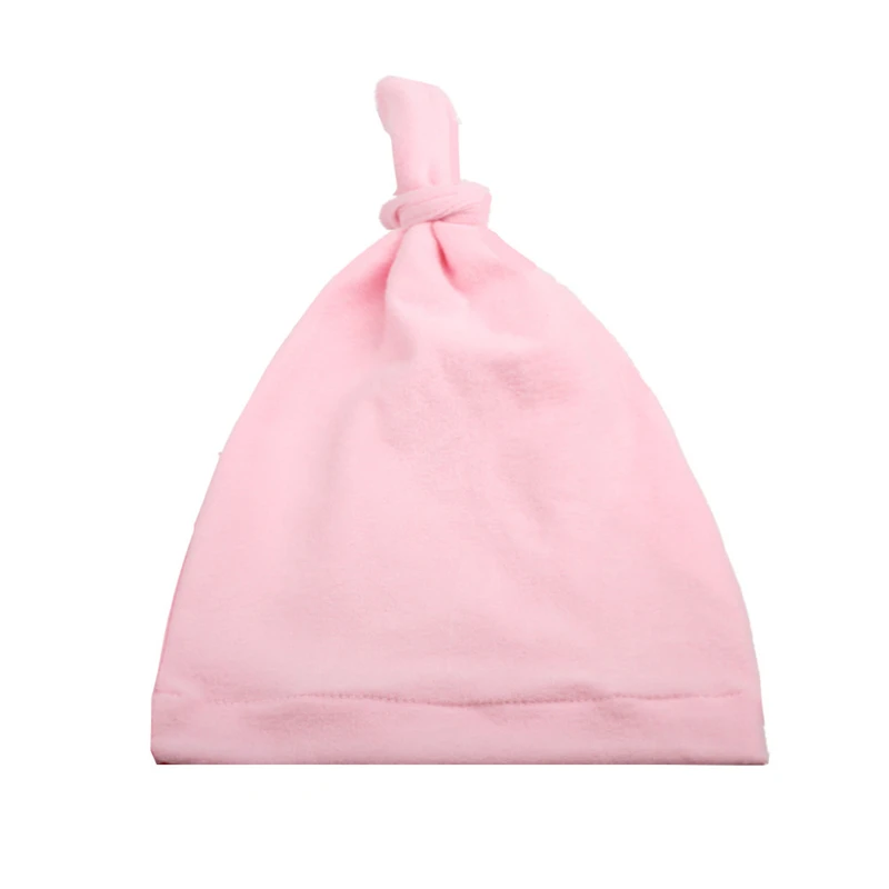 2019 Baby Accessories Hot Knotted Hat Children Fashion With Acute Angle Cap Solid Hats Hospital Soft Caps | Детская одежда и обувь