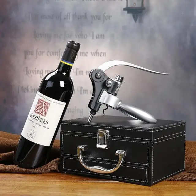 Creative Zinc Alloy Wine Opener Rabbit Corkscrew Bottle Opener Set Drawer Design Leather Gift Box Packaging
Creative Zinc Alloy Wine Opener Rabbit Corkscrew Bottle Opener Set Drawer Design Leather Gift Box Packaging