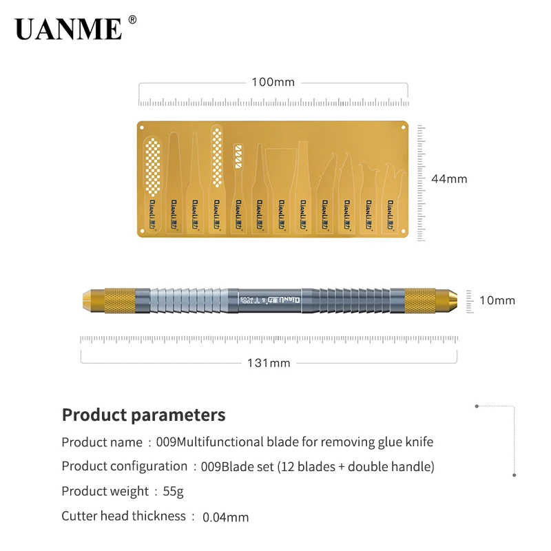 UANME 12 шт. микросхема для ремонта тонкого лезвия удаления процессора + 1
