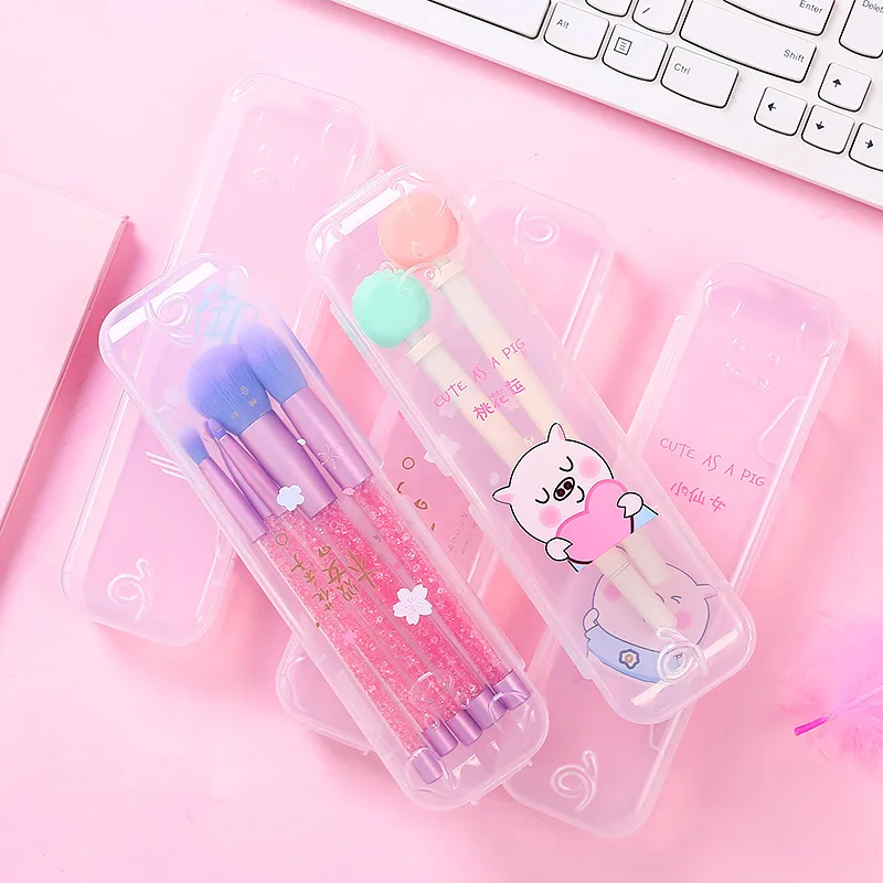 Coloffice Simple Creative Cute Cartoon Pen Case Transparent Scrub Multi-function Large Capacity Storage Box Series Random 1PC
Coloffice Simple Creative Cute Cartoon Pen Case Transparent Scrub Multi-function Large Capacity Storage Box Series Random 1PC