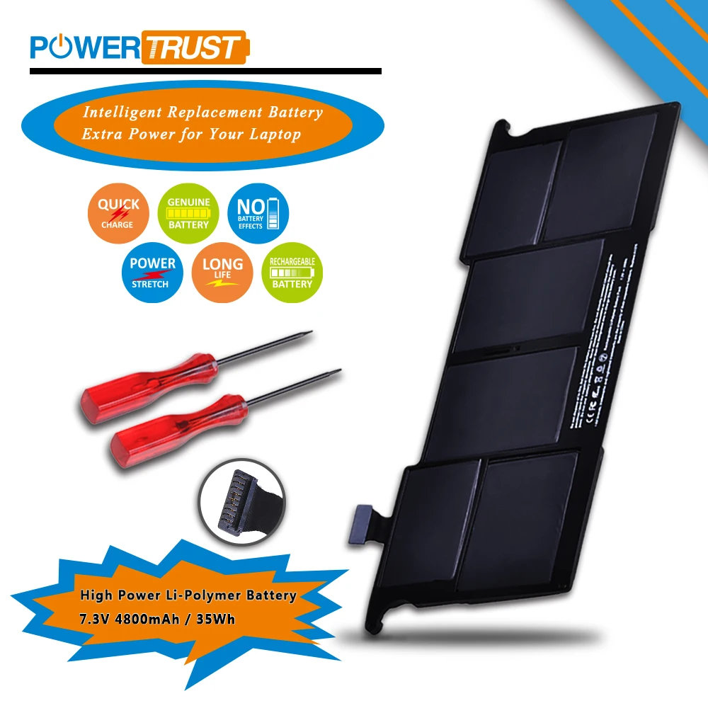 PowerTrust ноутбука Батарея 7,3 V 35WH A1375 Батарея для MacBook Air 11 "дюймов A1375 A1370 (конца 2010 года версия только) MC505LL/A
PowerTrust ноутбука Батарея 7,3 V 35WH A1375 Батарея для MacBook Air 11 "дюймов A1375 A1370 (конца 2010 года версия только) MC505LL/A