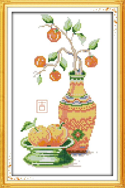 Orange cross stitch kit 11ct count print canvas stitching embroidery DIY handmade needlework plus
Orange cross stitch kit 11ct count print canvas stitching embroidery DIY handmade needlework plus