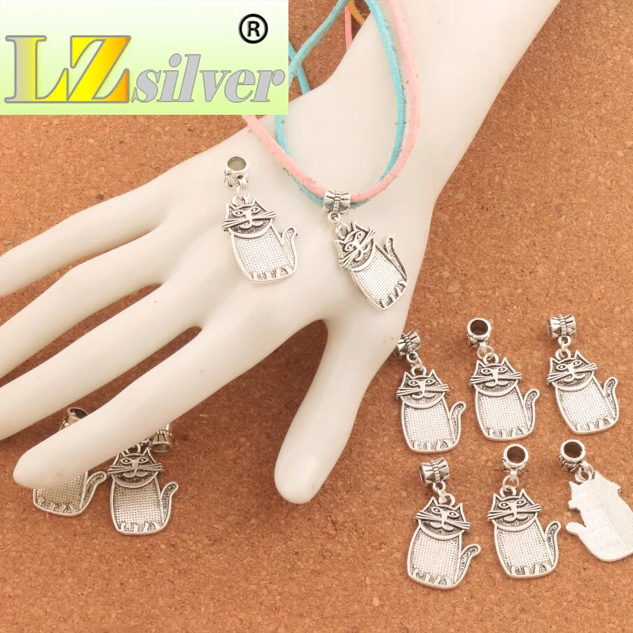 60PCS zinc alloy Lazy Cat Animal Gig Hole Beads Dangle 19x38 mm Fit European Charm Bracelets B1161
60PCS zinc alloy Lazy Cat Animal Gig Hole Beads Dangle 19x38 mm Fit European Charm Bracelets B1161