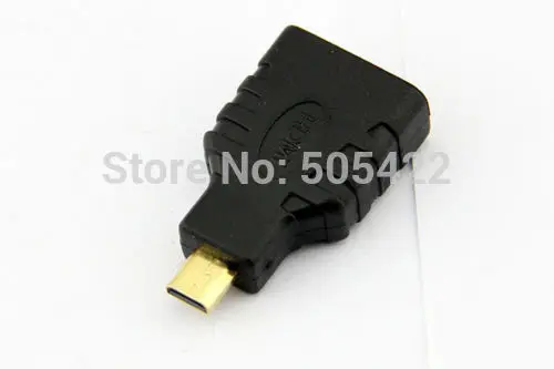 Фото 30 шт./лот Micro HDMI (тип D) штекер к A) разъем адаптера для HDTV v1.4 высокое качество |