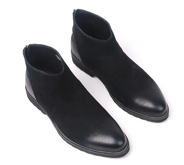Dress shoes men ankle boots high top casual shoes men's roman boots genuine leather patchwork nubuck flats rhinestone work boot
Dress shoes men ankle boots high top casual shoes men's roman boots genuine leather patchwork nubuck flats rhinestone work boot