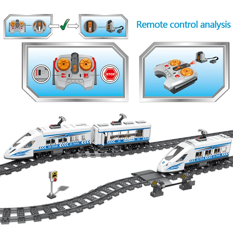 RC High-tech City Railway Series Building Blocks Compatibe Remote Control Station Rail Train Blocks Toys For Children
RC High-tech City Railway Series Building Blocks Compatibe Remote Control Station Rail Train Blocks Toys For Children