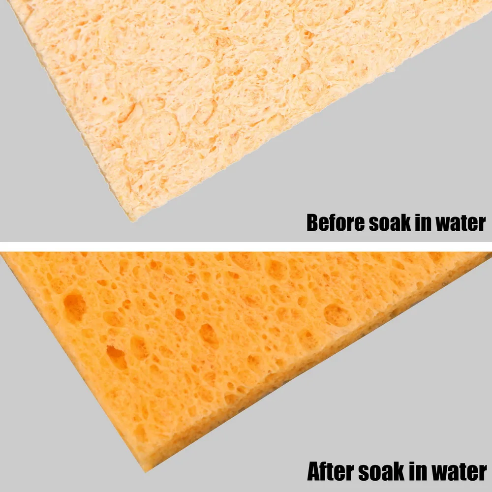 DIYWORK 2 pcs 5x3.5cm Welding table Sponge Universal Soldering Iron Tip Welding Cleaning High Temperature Resistance Sponge
DIYWORK 2 pcs 5x3.5cm Welding table Sponge Universal Soldering Iron Tip Welding Cleaning High Temperature Resistance Sponge