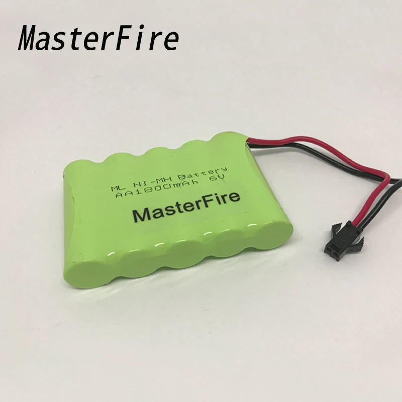 MasterFire 2PACK/LOT New 6V AA 1800mah Ni-Mh Rechargeable Battery NiMH Batteries Pack with black plug
MasterFire 2PACK/LOT New 6V AA 1800mah Ni-Mh Rechargeable Battery NiMH Batteries Pack with black plug