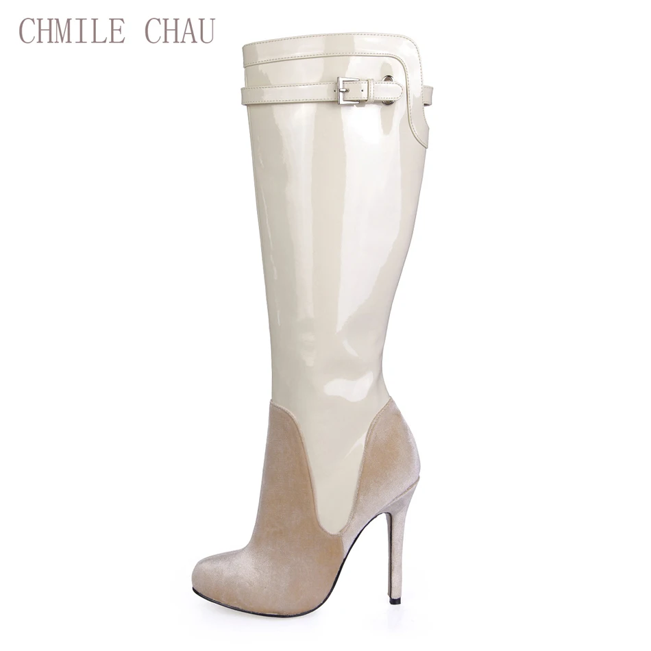 CHMILE CHAU Apricot Sexy Party Shoes Women Stiletto High Heels Buckle Ladies Knee-High Boots Zapatos Mujer Plus Size 0640CBT-o3
CHMILE CHAU Apricot Sexy Party Shoes Women Stiletto High Heels Buckle Ladies Knee-High Boots Zapatos Mujer Plus Size 0640CBT-o3