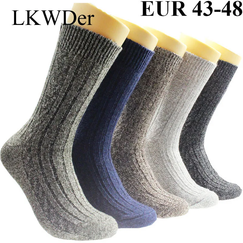 LKWDer 10PCS=5 Pairs Men's Wool Warm Socks Plus Large Big Size 44, 45, 46, 47, 48 Thicken Wool Socks Men Meias Calcetines Hombre
LKWDer 10PCS=5 Pairs Men's Wool Warm Socks Plus Large Big Size 44, 45, 46, 47, 48 Thicken Wool Socks Men Meias Calcetines Hombre