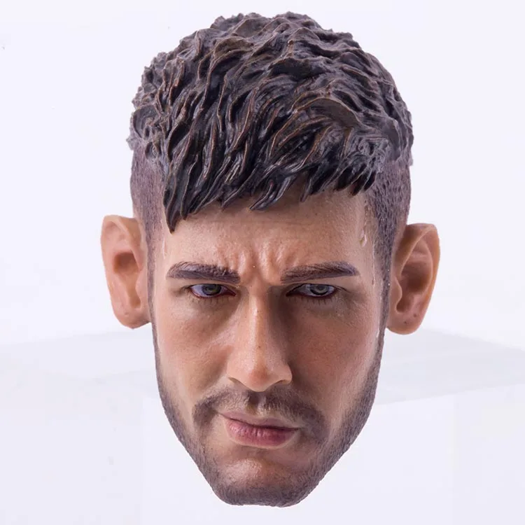 1/6 головная лепка звезда футбола Барселоны модель резьбы по голове Neymar для экшн