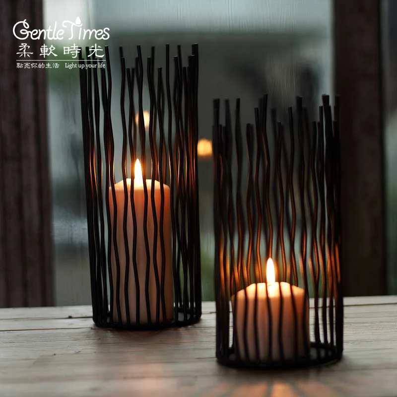 time Contracted, wrought iron table candle Taiwan modern image of soft furnishing articles romantic wedding decoration
time Contracted, wrought iron table candle Taiwan modern image of soft furnishing articles romantic wedding decoration