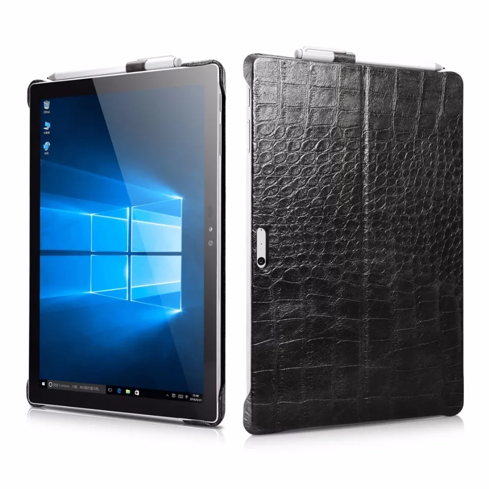 Чехол-накладка Icarer из натуральной кожи с тисненым крокодиловым узором для Surface Pro 7, защитный чехол, роскошный чехол-подставка для Pro 6, 5, 4
Чехол-накладка Icarer из натуральной кожи с тисненым крокодиловым узором для Surface Pro 7, защитный чехол, роскошный чехол-подставка для Pro 6, 5, 4