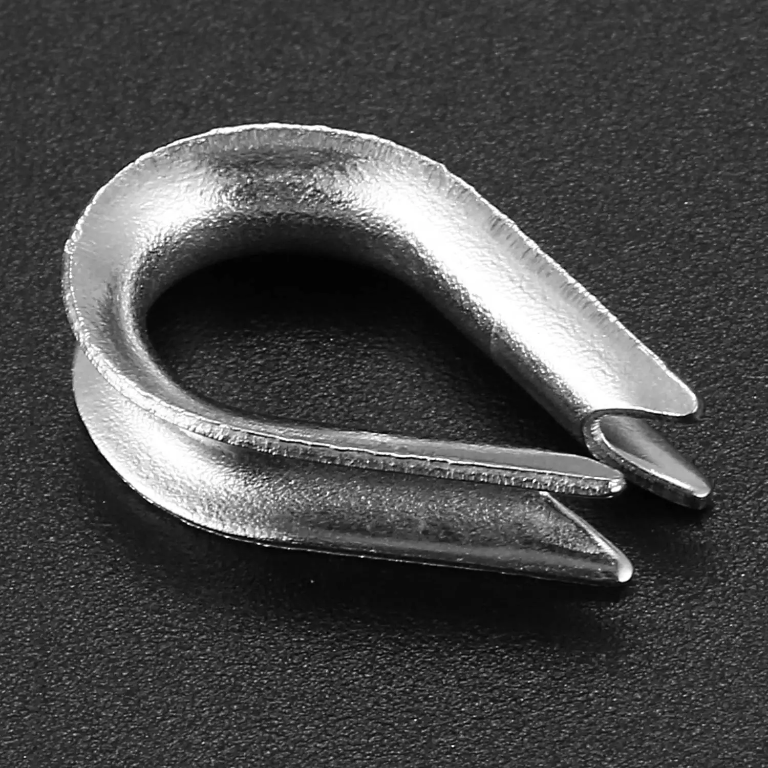 High Quaity 100 pcs 1.5mm Wire Rope Aluminum Sleeves Clip Fittings Cable Crimps + 10 M2 Stainless Steel Thimble Combo | Обустройство