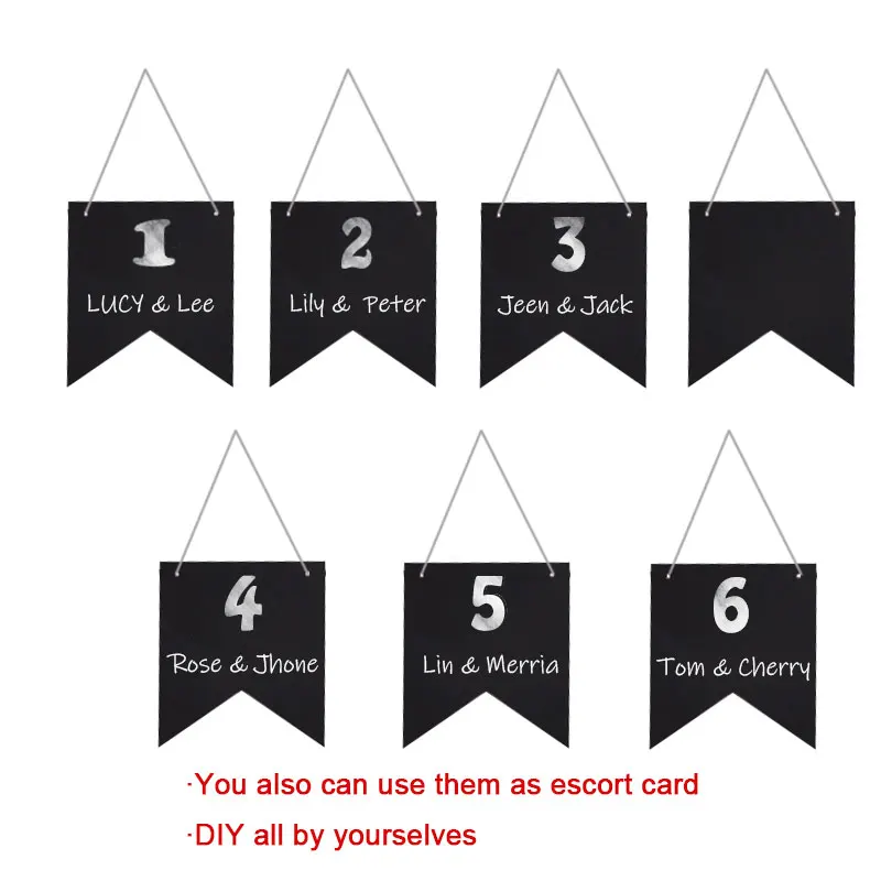 16pcs/set DIY Blackboard Banner Wedding Birthday party Decorations Hanging Garland Note Without Chalks Decorations for Class
16pcs/set DIY Blackboard Banner Wedding Birthday party Decorations Hanging Garland Note Without Chalks Decorations for Class