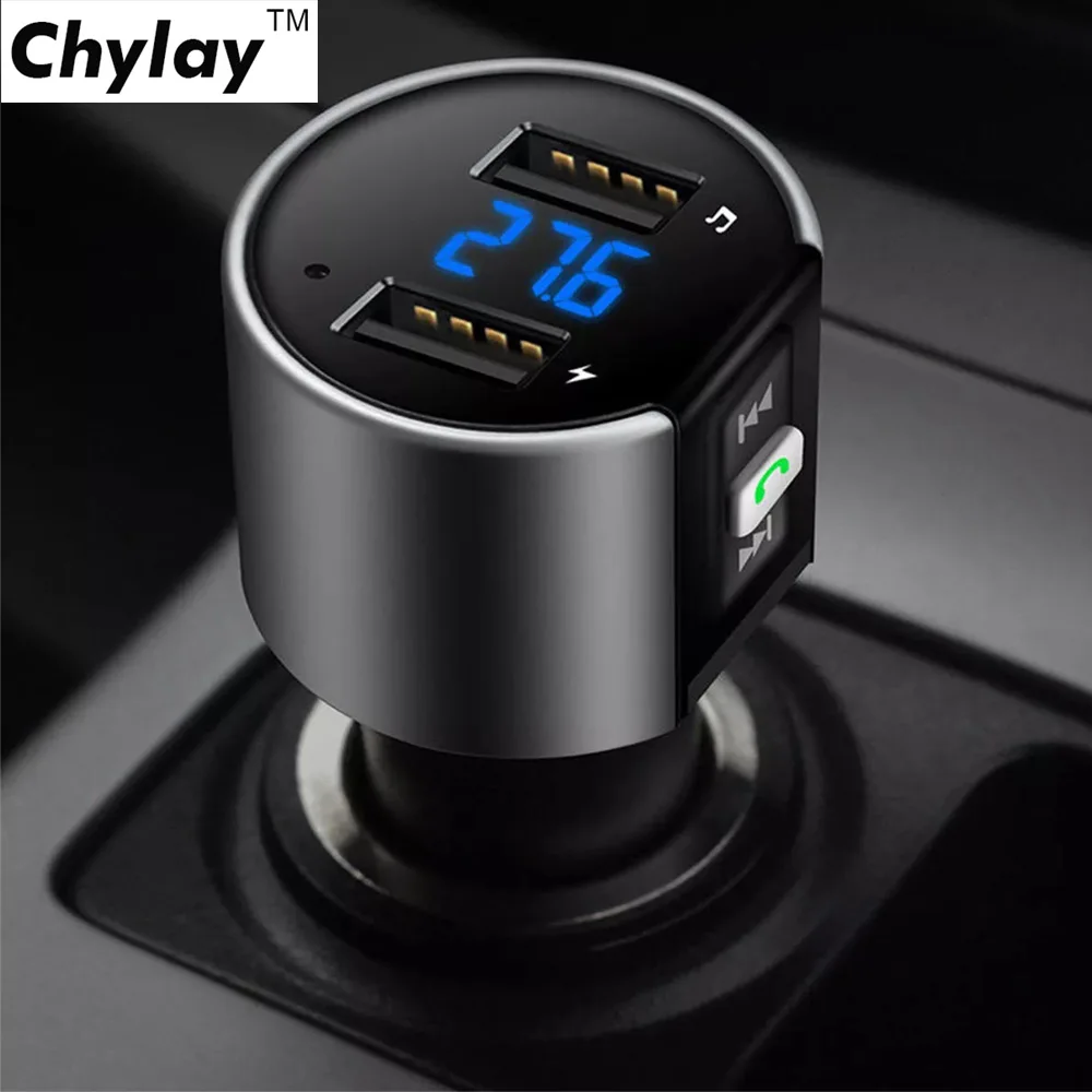 3.4A быстрое зарядное устройство USB Bluetooth автомобильный комплект fm-передатчик