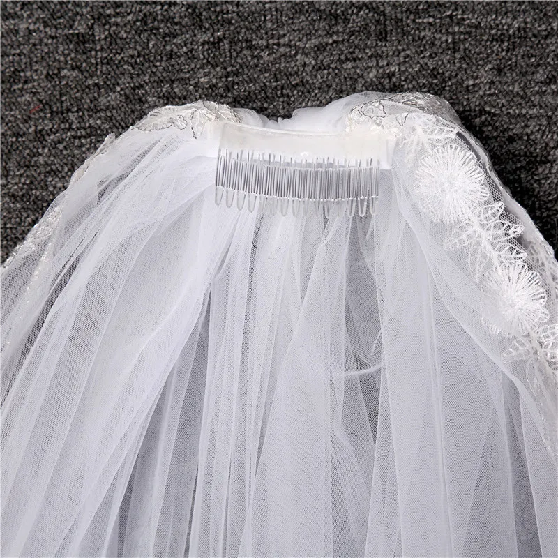 1.5M Length Two Layers Bridal veil lace edge SuZhou wedding dress Factory Small sequins embroidery new style wedding veil
1.5M Length Two Layers Bridal veil lace edge SuZhou wedding dress Factory Small sequins embroidery new style wedding veil