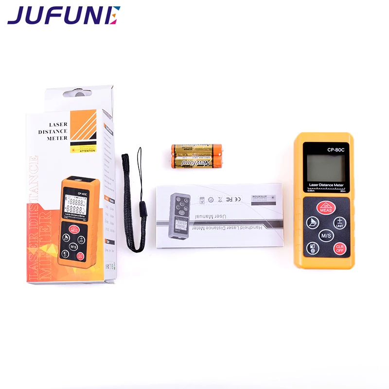 

Jufune CP-80C 80M Handheld Laser Distance Meter Range Finder Digital Tape