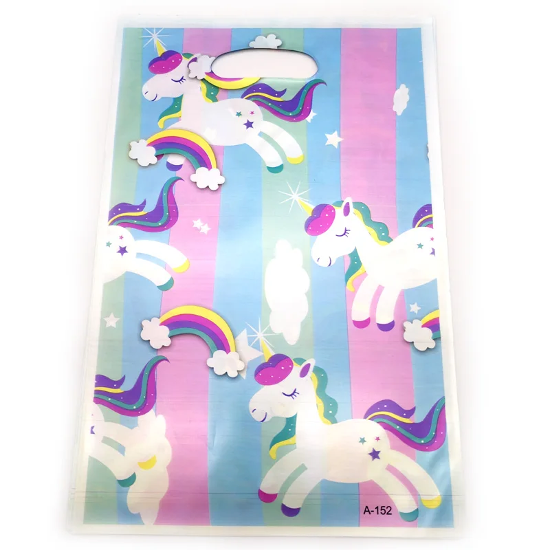 10pcs/lot Decoration Party Cute Unicorn Theme Happy Birthday Plastic Gifts Bags Baby Shower Kids Boys Girls Favors Loot Bags
10pcs/lot Decoration Party Cute Unicorn Theme Happy Birthday Plastic Gifts Bags Baby Shower Kids Boys Girls Favors Loot Bags