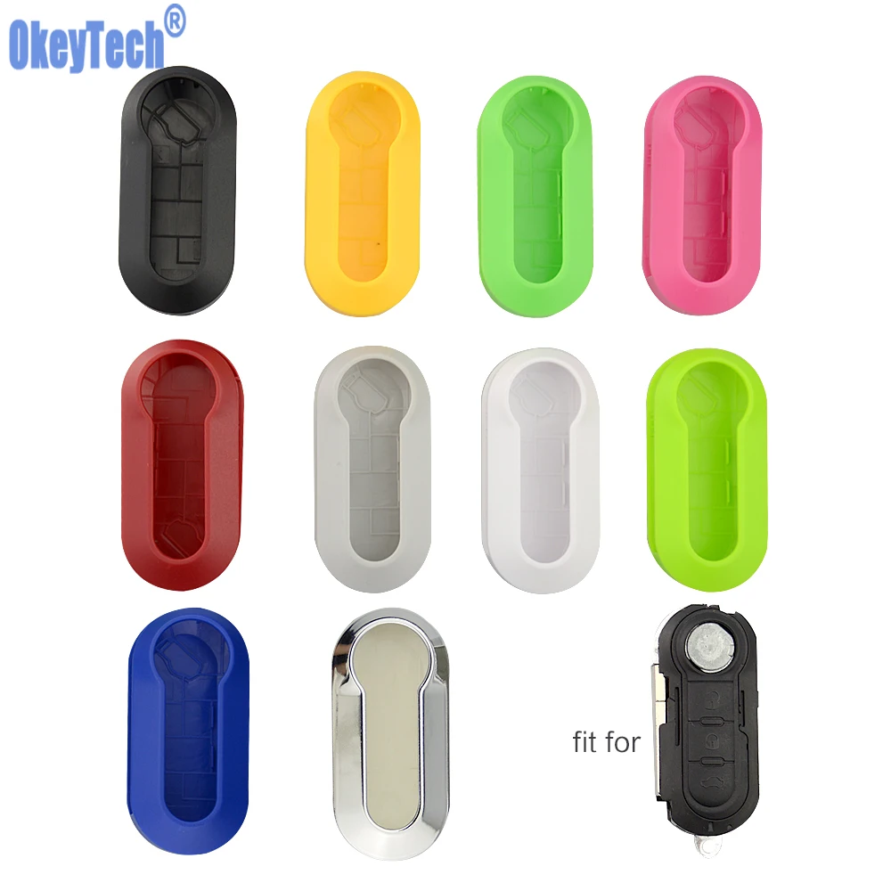 OkeyTech 1PC Replacement Car Key Case FOB For F iat 500 Panda Punto Bravo High Quality Remote Flip Car Key Shell Car Accessories
OkeyTech 1PC Replacement Car Key Case FOB For F iat 500 Panda Punto Bravo High Quality Remote Flip Car Key Shell Car Accessories