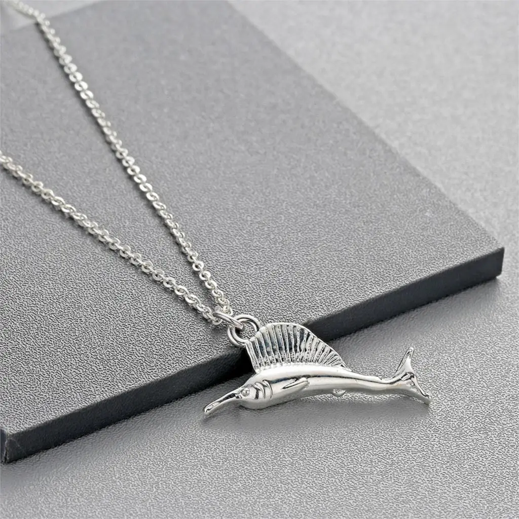Kinitial New Animal Marlin Fish Pendants Necklaces for Women Charm Oecan Necklace Charm Fisherman's Necklaces Honor Jewelry
Kinitial New Animal Marlin Fish Pendants Necklaces for Women Charm Oecan Necklace Charm Fisherman's Necklaces Honor Jewelry