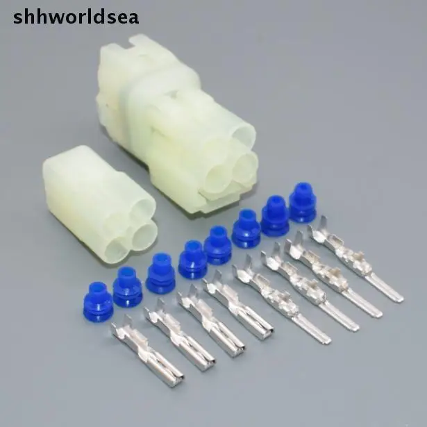 Shhworldsea 2,2 мм 4-х сторонний/контактный автомобильный водонепроницаемый электрический разъем, автомобильный разъем для Suzuki и т. д.
Shhworldsea 2,2 мм 4-х сторонний/контактный автомобильный водонепроницаемый электрический разъем, автомобильный разъем для Suzuki и т. д.