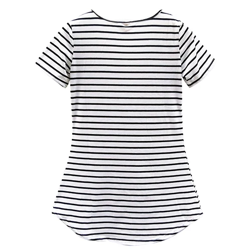 2016 Summer New and fashion 2016 Hot New Women's Summer Casual Short Sleeve Round Neck Striped Mini Dress Loose T-shirt 15 smt
2016 Summer New and fashion 2016 Hot New Women's Summer Casual Short Sleeve Round Neck Striped Mini Dress Loose T-shirt 15 smt