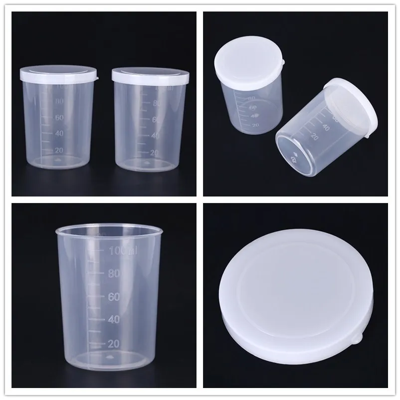 2Pcs 100ml Plastic Transparent Laboratory Test Measuring Jug Graduated Beaker Container Liquid Measuring Cups Lab Supplies
2Pcs 100ml Plastic Transparent Laboratory Test Measuring Jug Graduated Beaker Container Liquid Measuring Cups Lab Supplies